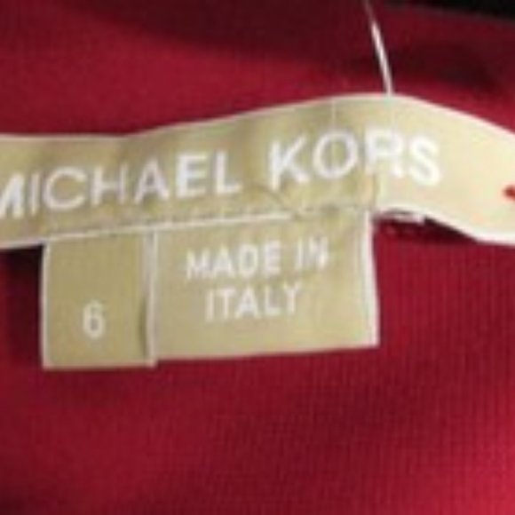 Michael Kors Collection Red Top 6 Small - Picture 8 of 8